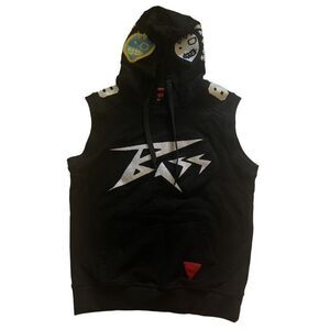 BASS BY RON BASS GRAPHIC HOODED SWEATSHIRT TANK TOP